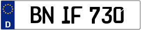 Truck License Plate